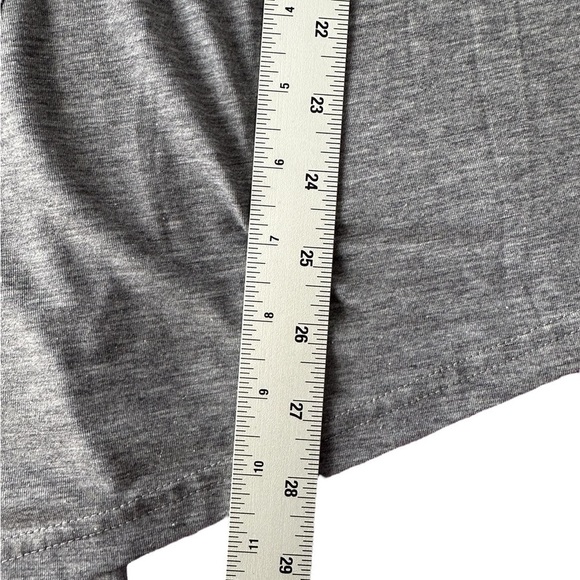 Eddie Bauer Women's Petite Small gray long-sleeve open front cardigan - Picture 5 of 11